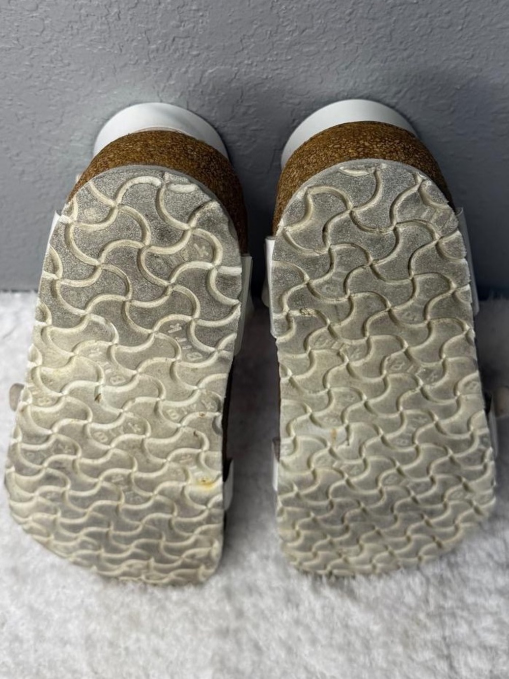 Birkenstock Yara White Patent Birko-Flor Ankle Wrap Sandals Size 40 US 9 regular - Picture 8 of 9